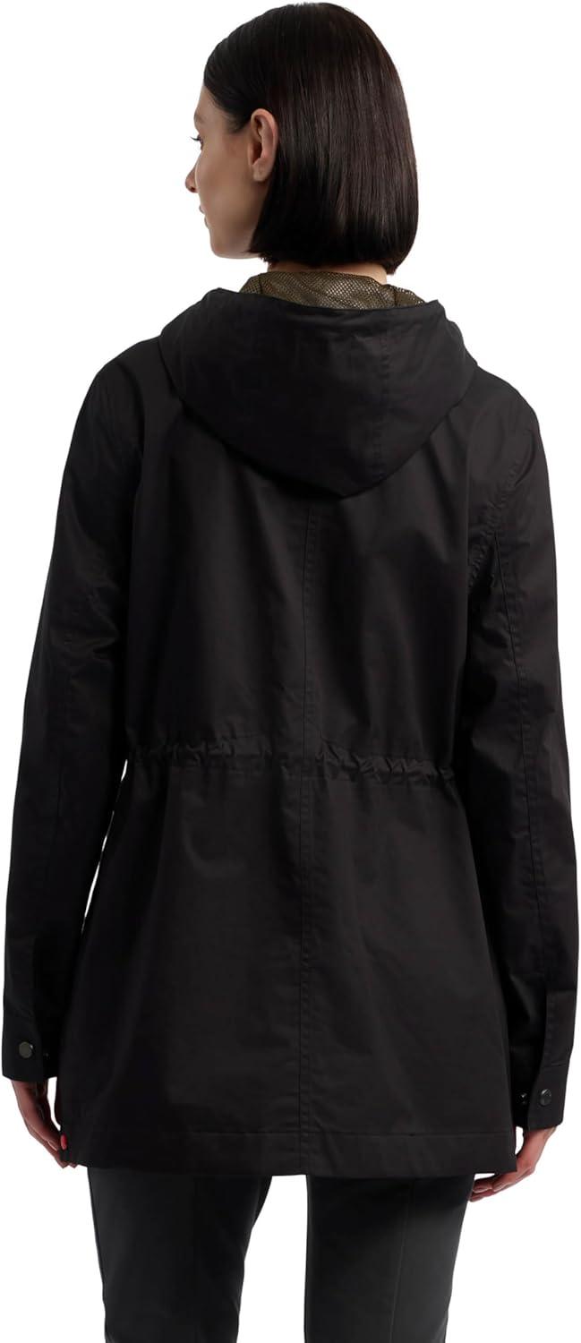 imageHUNTER Adela Cotton Canvas RAIN JacketBlizzard BlueMBlack