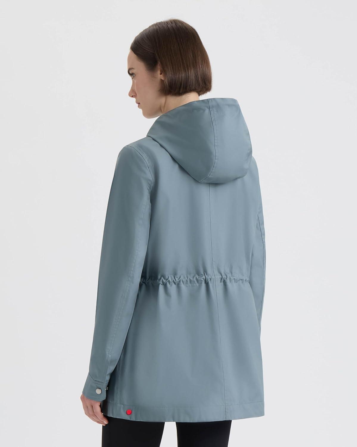 imageHUNTER Adela Cotton Canvas RAIN JacketBlizzard BlueMBlizzard Blue
