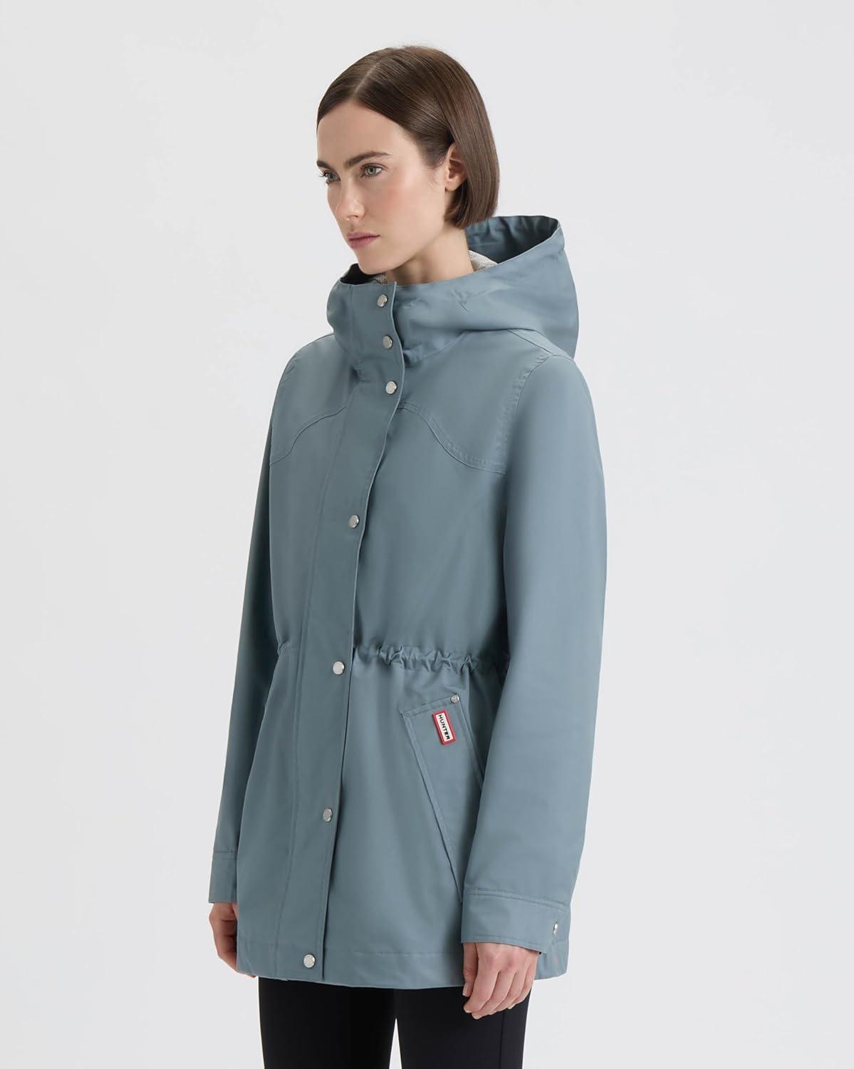 imageHUNTER Adela Cotton Canvas RAIN JacketBlizzard BlueMBlizzard Blue