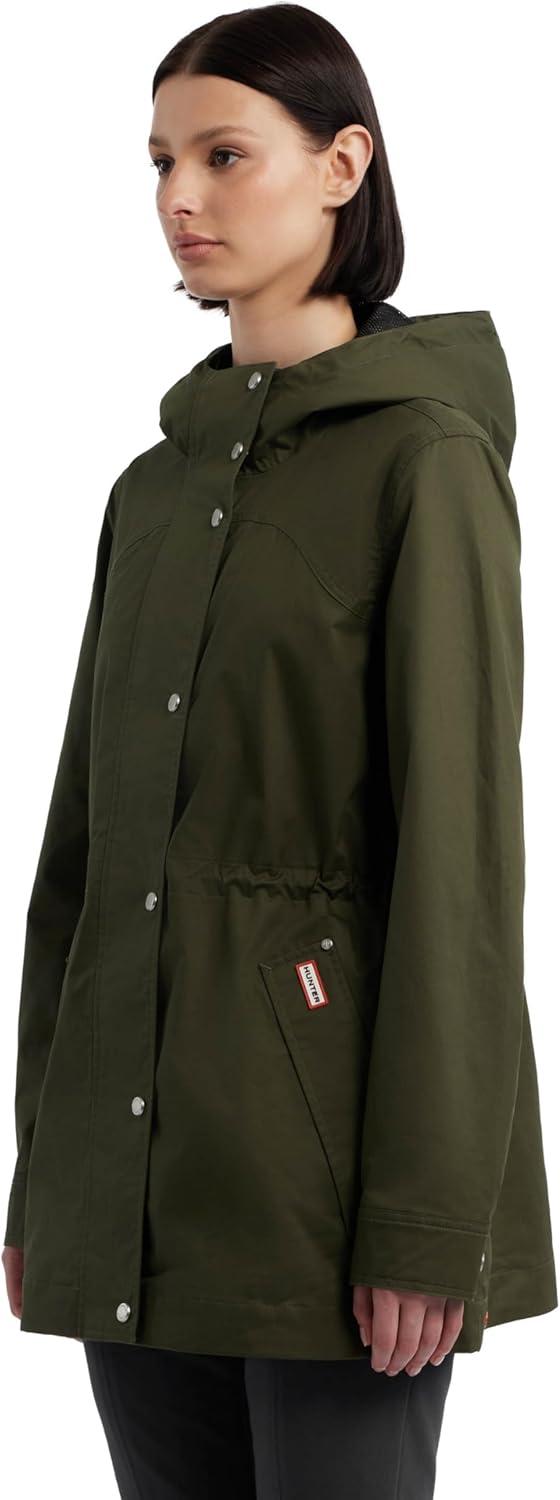 imageHUNTER Adela Cotton Canvas RAIN JacketBlizzard BlueMHunter Green
