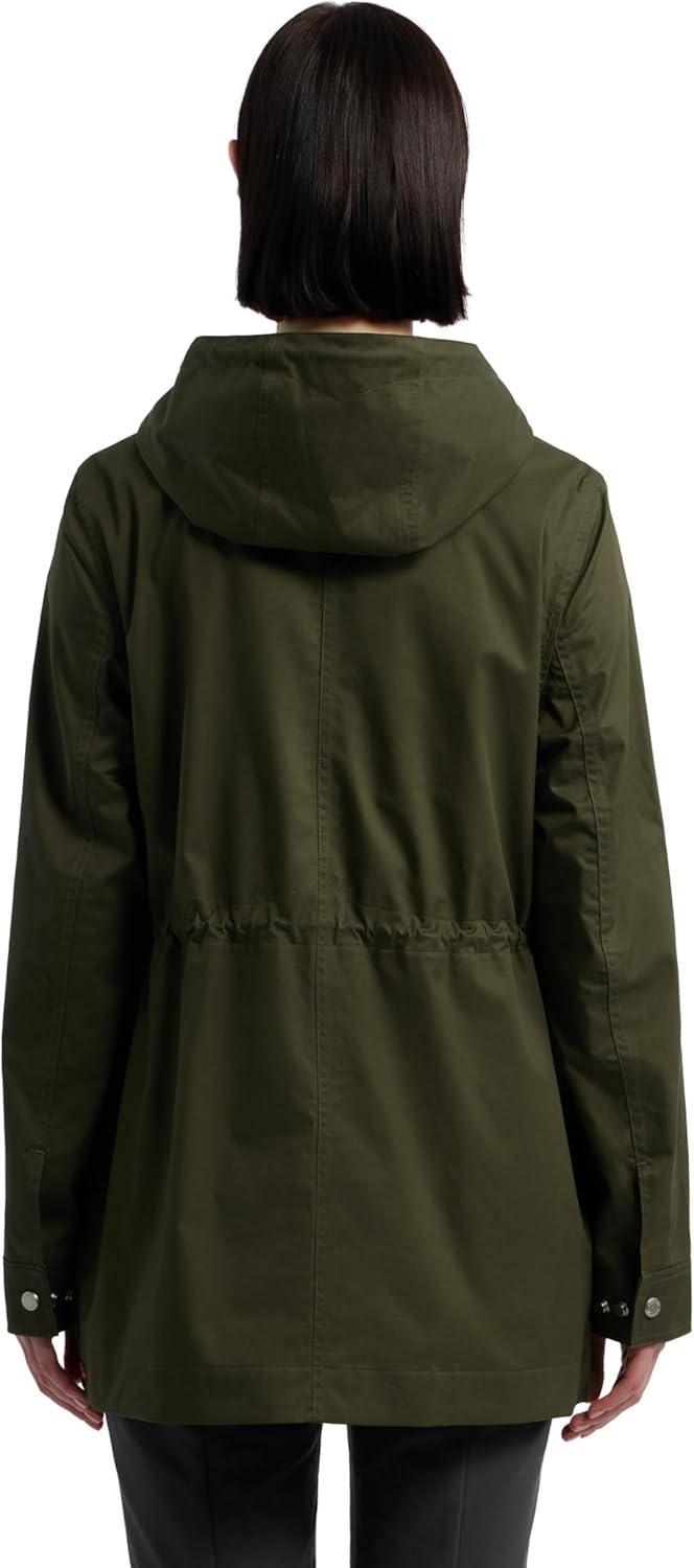 imageHUNTER Adela Cotton Canvas RAIN JacketBlizzard BlueMHunter Green