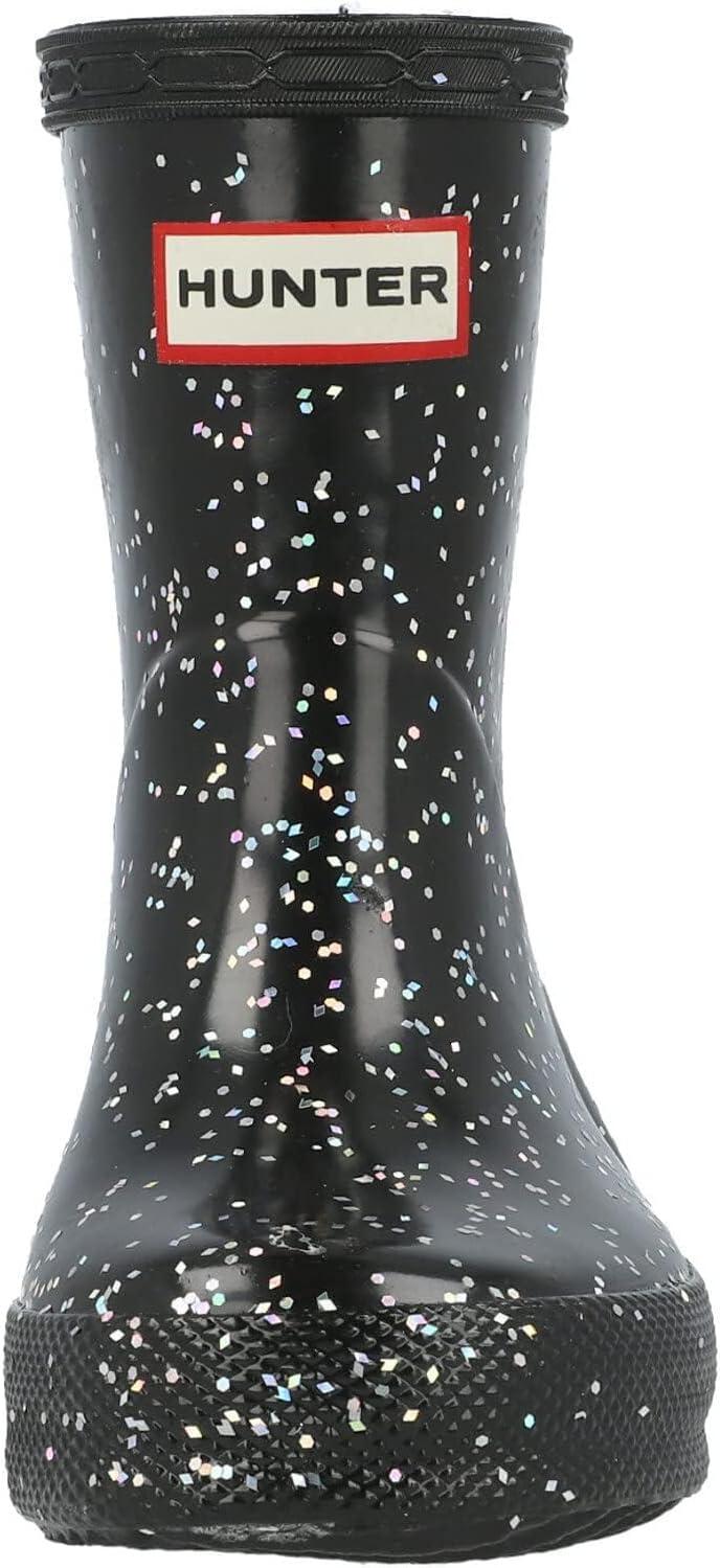imageHUNTER UnisexChild Original First Classic Giant Glitter Rain BootBlack 2