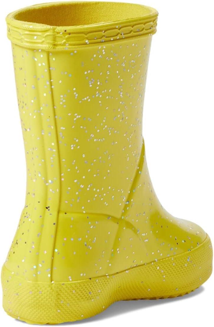 imageHUNTER UnisexChild Original First Classic Giant Glitter Rain BootIlluminating Yellow