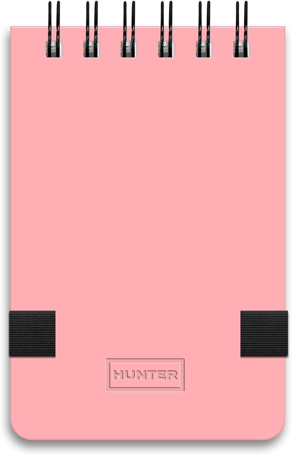 imageHunter All Weather Field Book 575 X 36 128 Pg Outdoor Notebook With Elastic Band to Protect Notes Pocket Journal With Dot Grid Stone Paper for Surveying Water ampamp Tear Resistant BlackPurring Pink