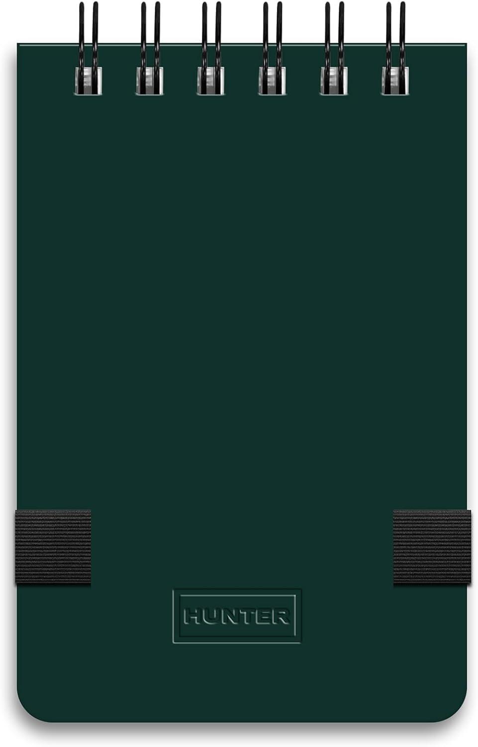 imageHunter All Weather Field Book 575 X 36 128 Pg Outdoor Notebook With Elastic Band to Protect Notes Pocket Journal With Dot Grid Stone Paper for Surveying Water ampamp Tear Resistant BlackForest Green