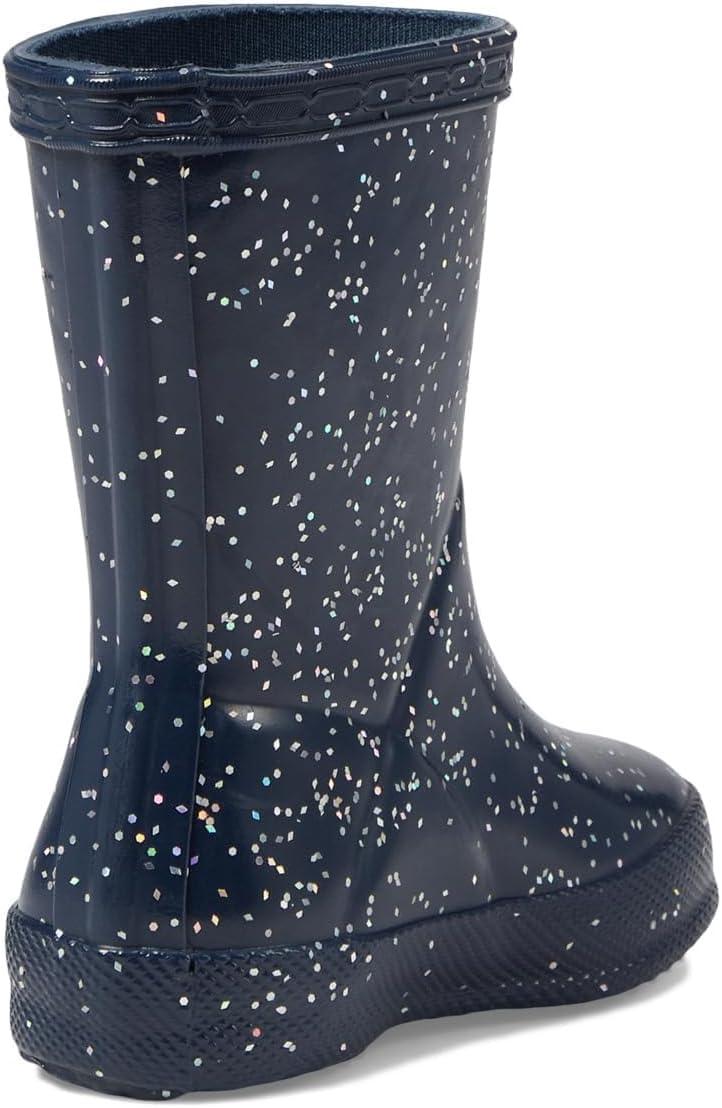 imageHunter Girls Original First Classic Giant Glitter Wellington Boots ToddlerLittle Kid RainValtameri Blue