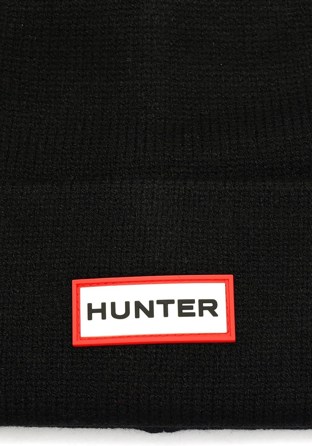 imageHunter Play Essential Cuff Beanie Hat with Brand Logo Comfortable ampamp Warm AccessoryBlack