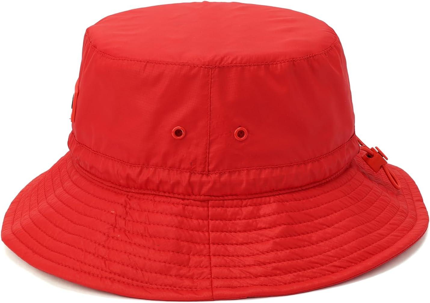 imageHunter Ripstop Bucket Hat Nylon Cap with Brand Logo Versatile AccessoryRed