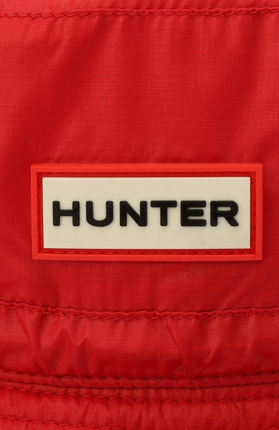 imageHunter Ripstop Bucket Hat Nylon Cap with Brand Logo Versatile AccessoryRed