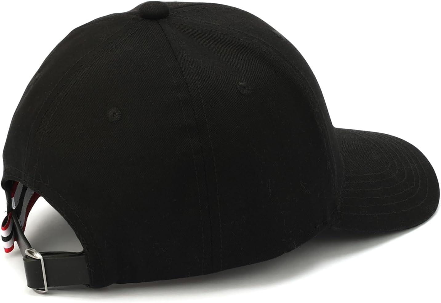 imageHunter UnisexAdult Baseball Hat 100 Cotton Cap with Brand Logo Comfortable ampamp Versatile AccessoryBlack