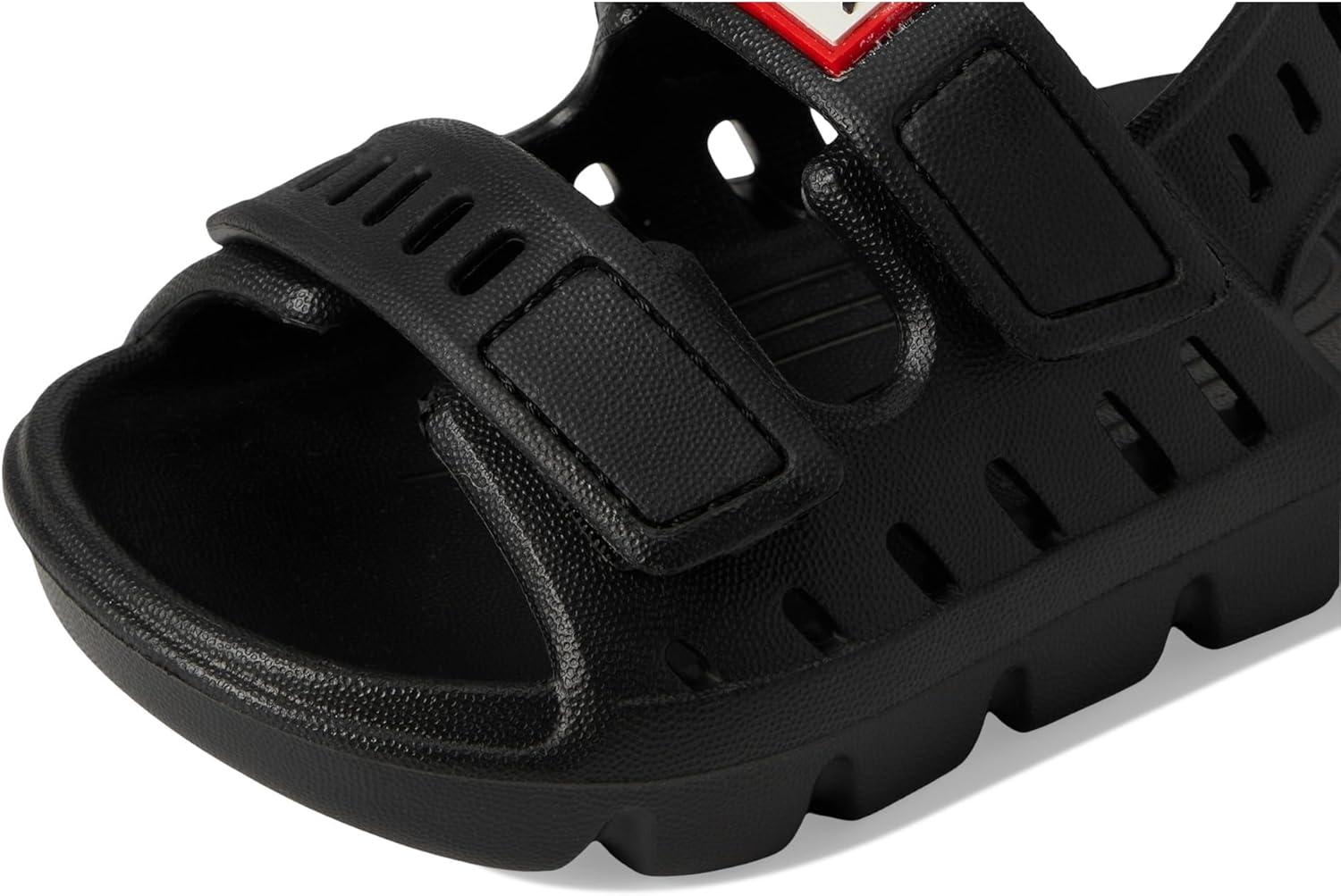 imageHunter UnisexChild Dottie ToddlerLittle Kid Flat SandalBlack