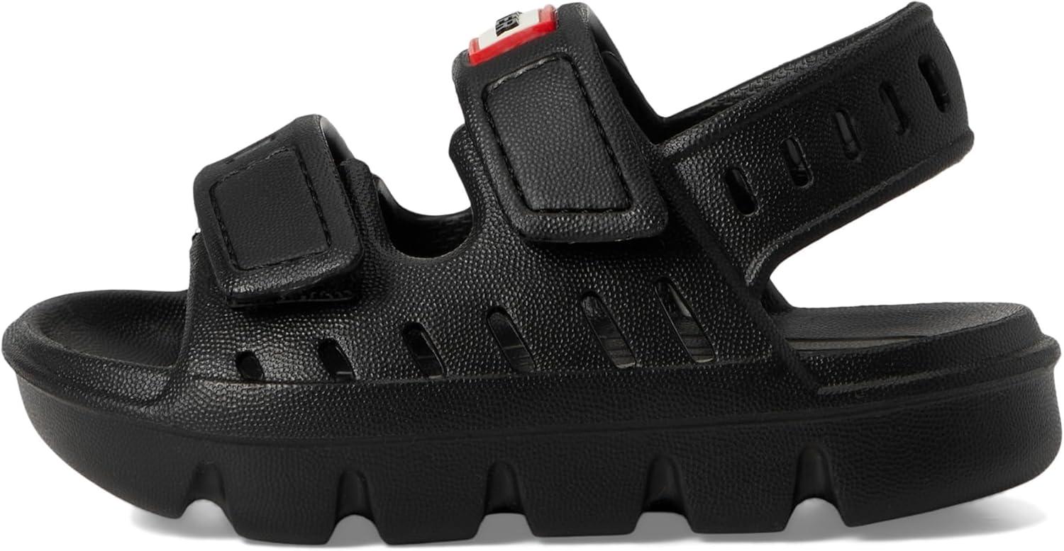 imageHunter UnisexChild Dottie ToddlerLittle Kid Flat SandalBlack