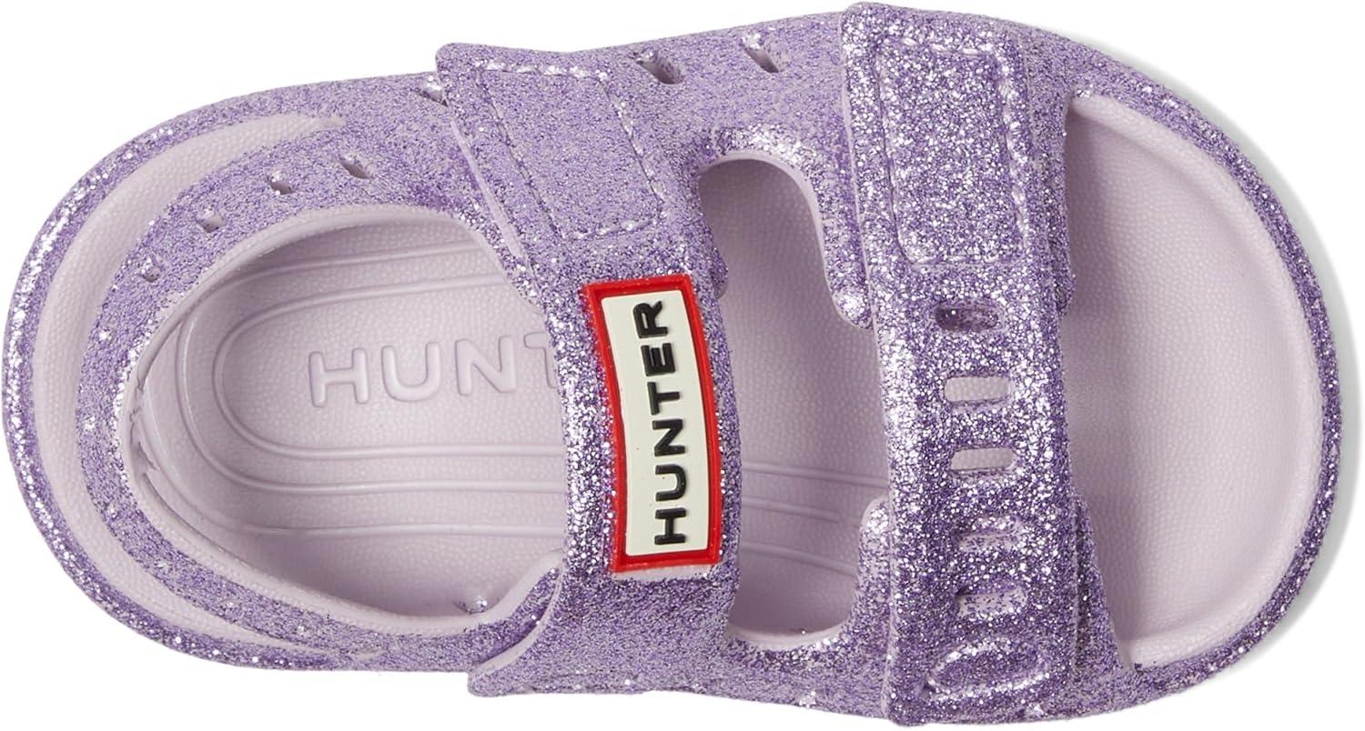 imageHunter UnisexChild Dottie ToddlerLittle Kid Flat SandalMedium Purple Glitter