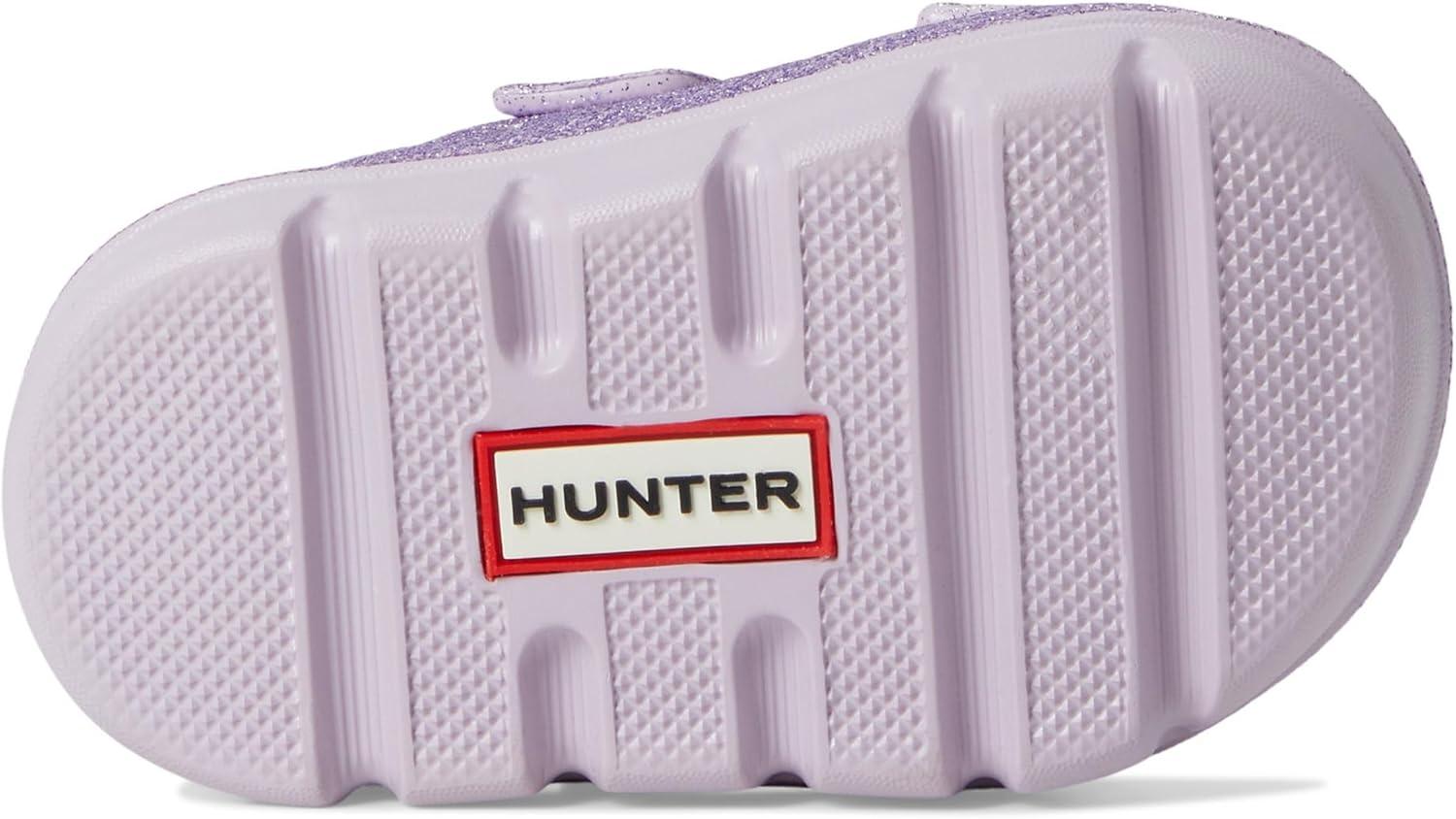 imageHunter UnisexChild Dottie ToddlerLittle Kid Flat SandalMedium Purple Glitter