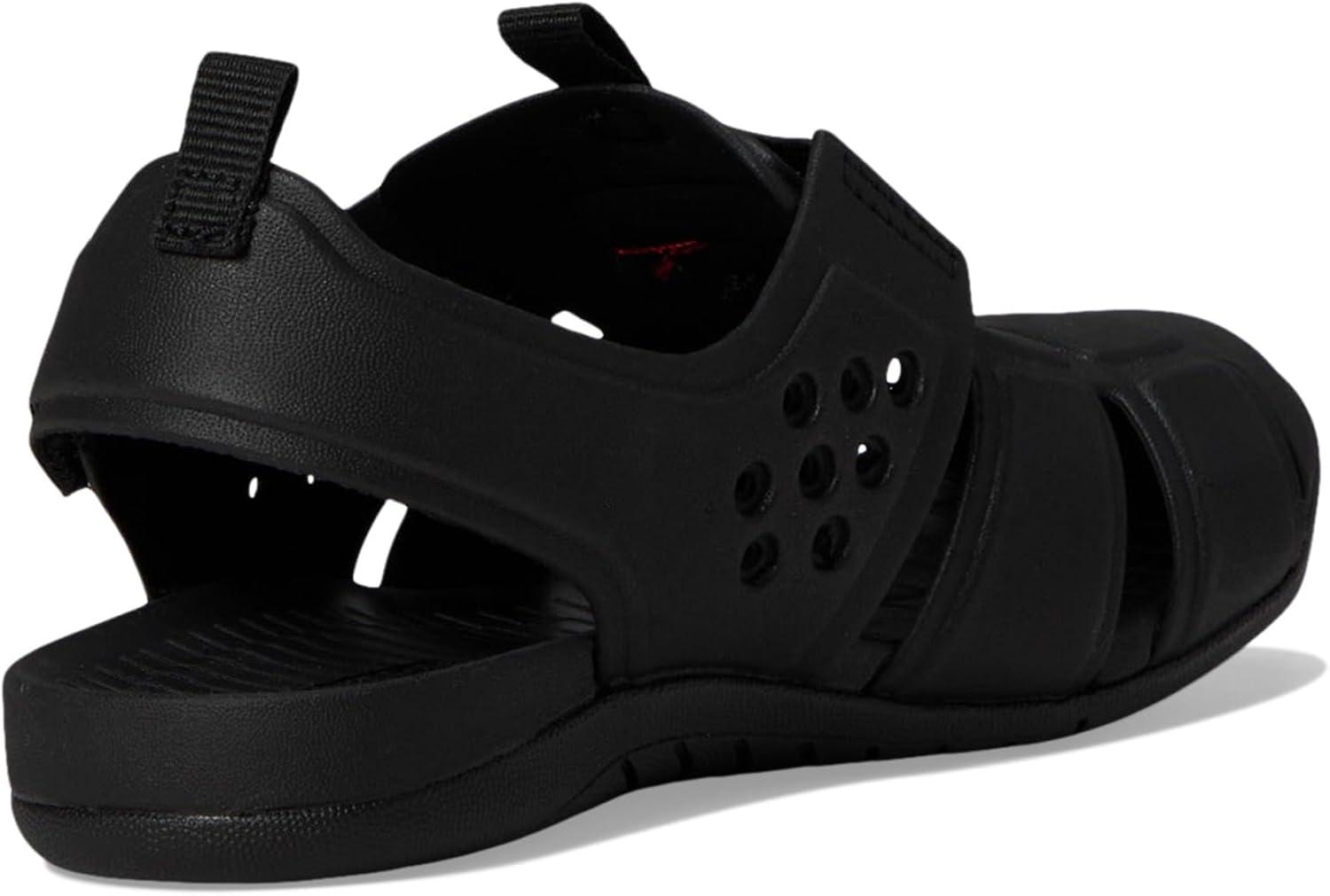 imageHunter UnisexChild Edosa ToddlerLittle Kid Flat SandalBlack