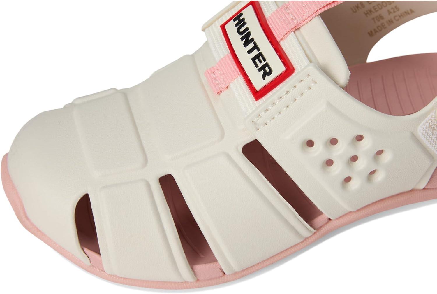 imageHunter UnisexChild Edosa ToddlerLittle Kid Flat SandalIvoryLight Pink