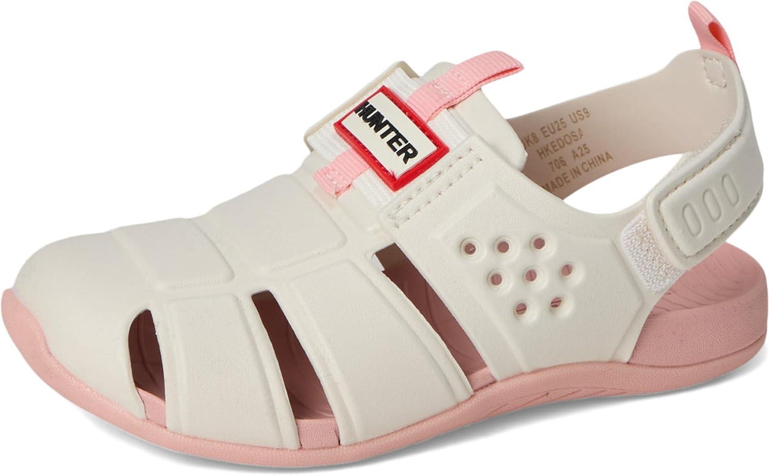 imageHunter UnisexChild Edosa ToddlerLittle Kid Flat SandalIvoryLight Pink