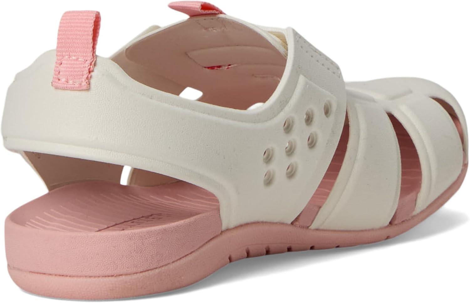 imageHunter UnisexChild Edosa ToddlerLittle Kid Flat SandalIvoryLight Pink