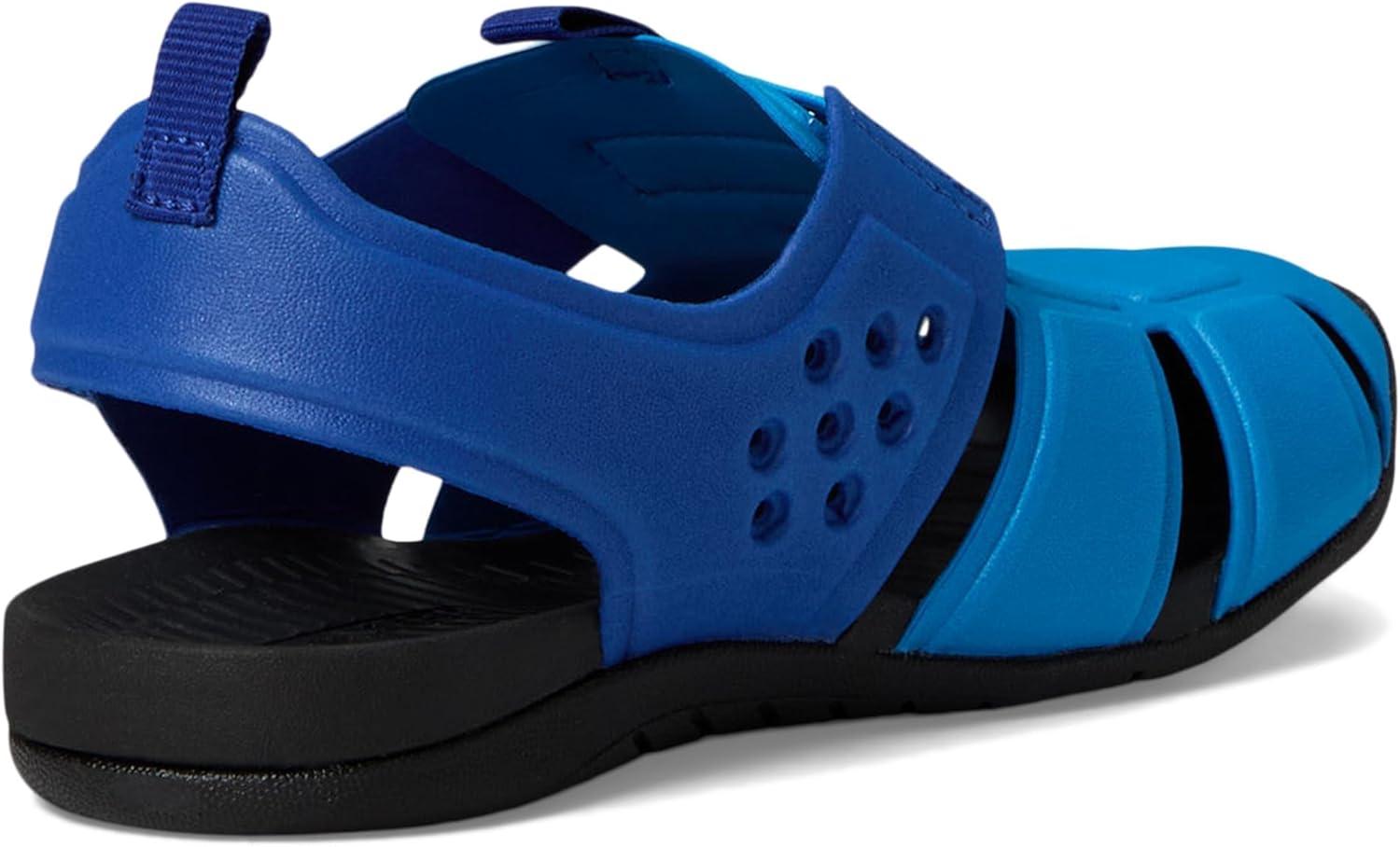 imageHunter UnisexChild Edosa ToddlerLittle Kid Flat SandalMedium Blue Multi