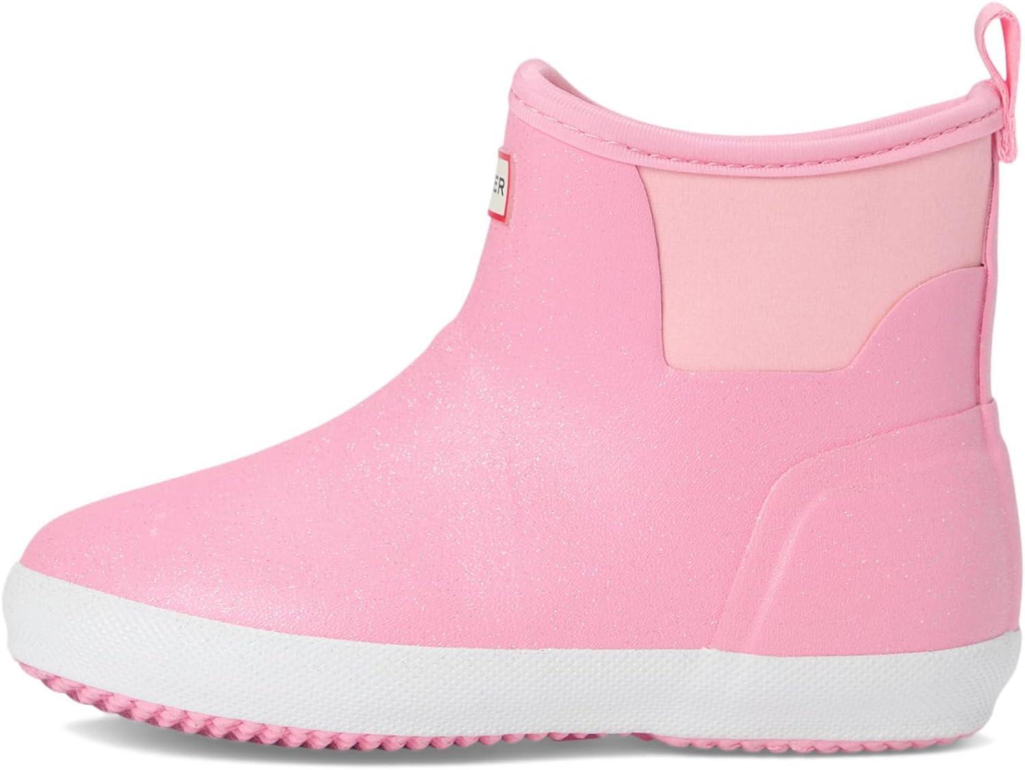 imageHunter UnisexChild Finley ToddlerLittle Kid Rain BootLight Pink Glitter