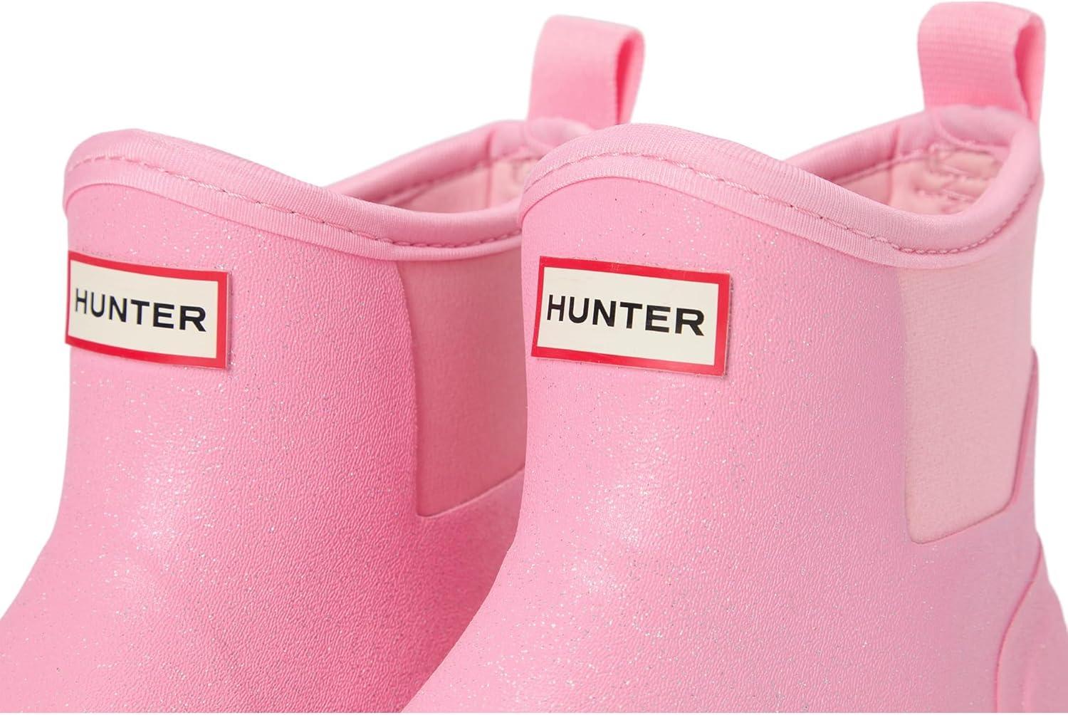 imageHunter UnisexChild Finley ToddlerLittle Kid Rain BootLight Pink Glitter