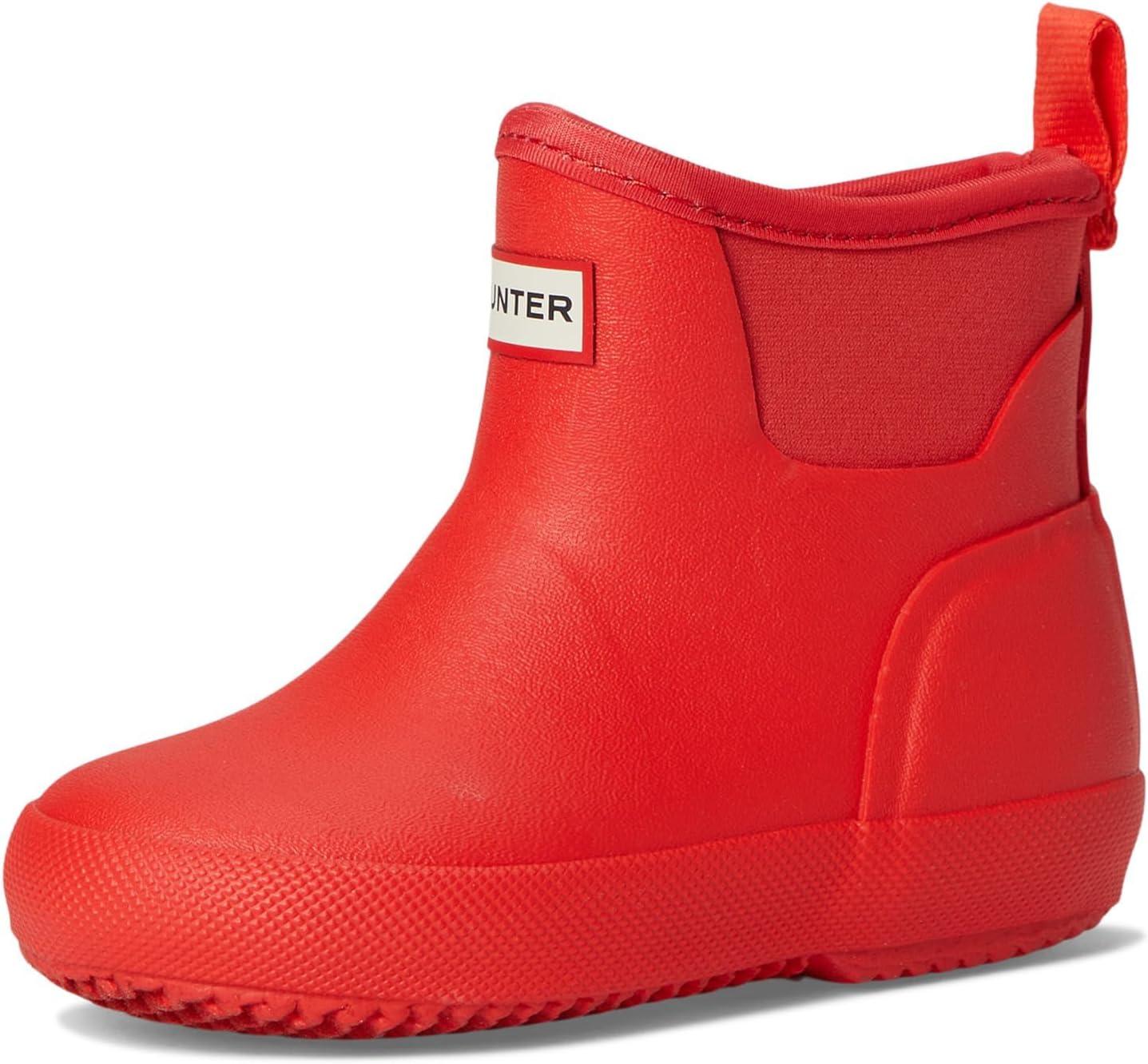 imageHunter UnisexChild Finley ToddlerLittle Kid Rain BootMedium Red