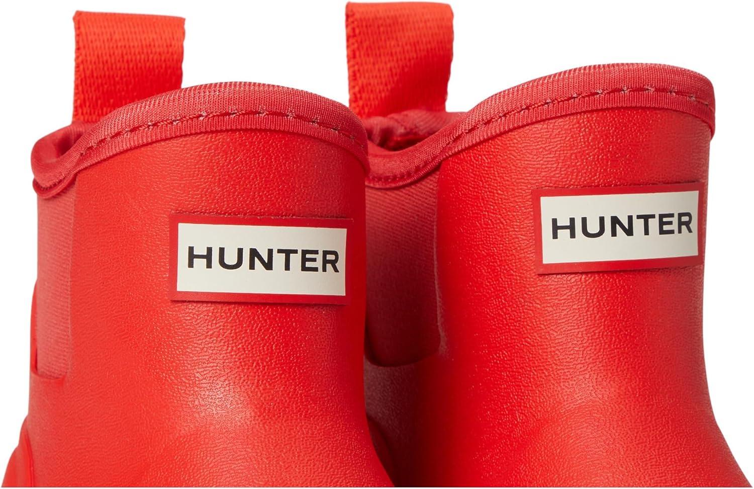 imageHunter UnisexChild Finley ToddlerLittle Kid Rain BootMedium Red