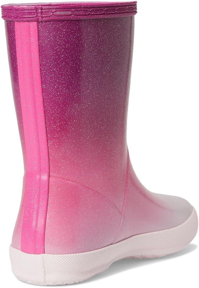 imageHunter UnisexChild First Starcloud ToddlerLittle Kid Rain BootDark Pink Ombre Glitter