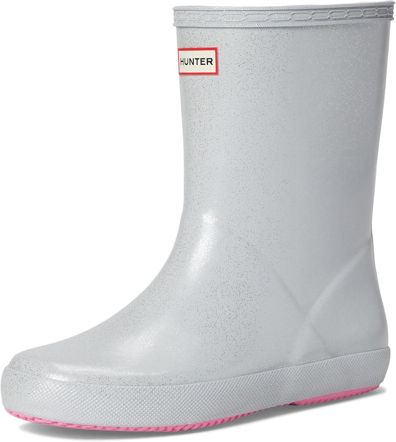 imageHunter UnisexChild First Starcloud ToddlerLittle Kid Rain BootLight Grey