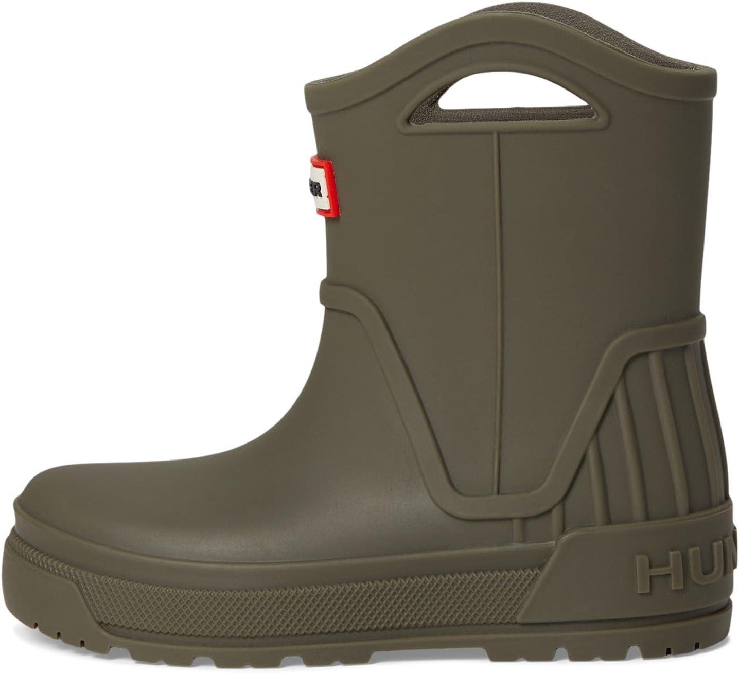 imageHunter UnisexChild Georgey ToddlerLittle Kid Rain BootDark Green