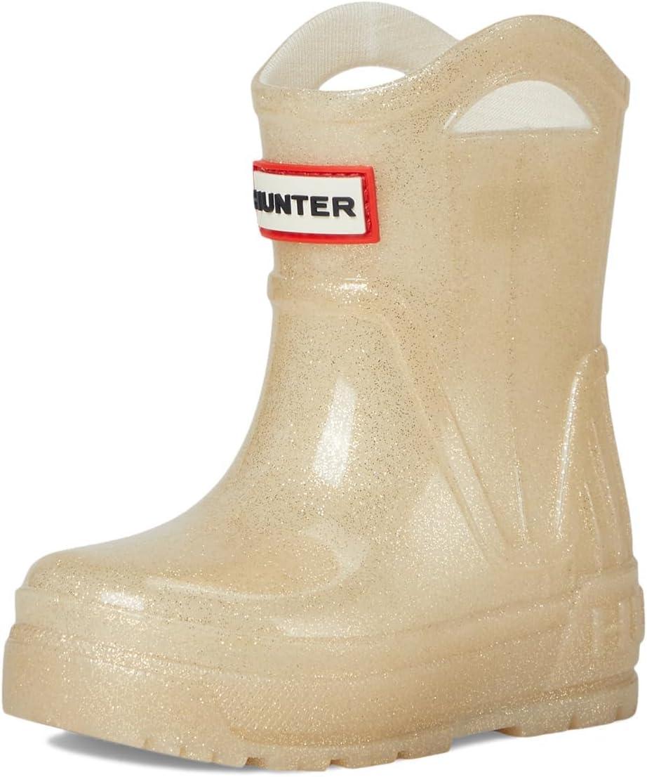 imageHunter UnisexChild Georgey ToddlerLittle Kid Rain BootGold Glitter