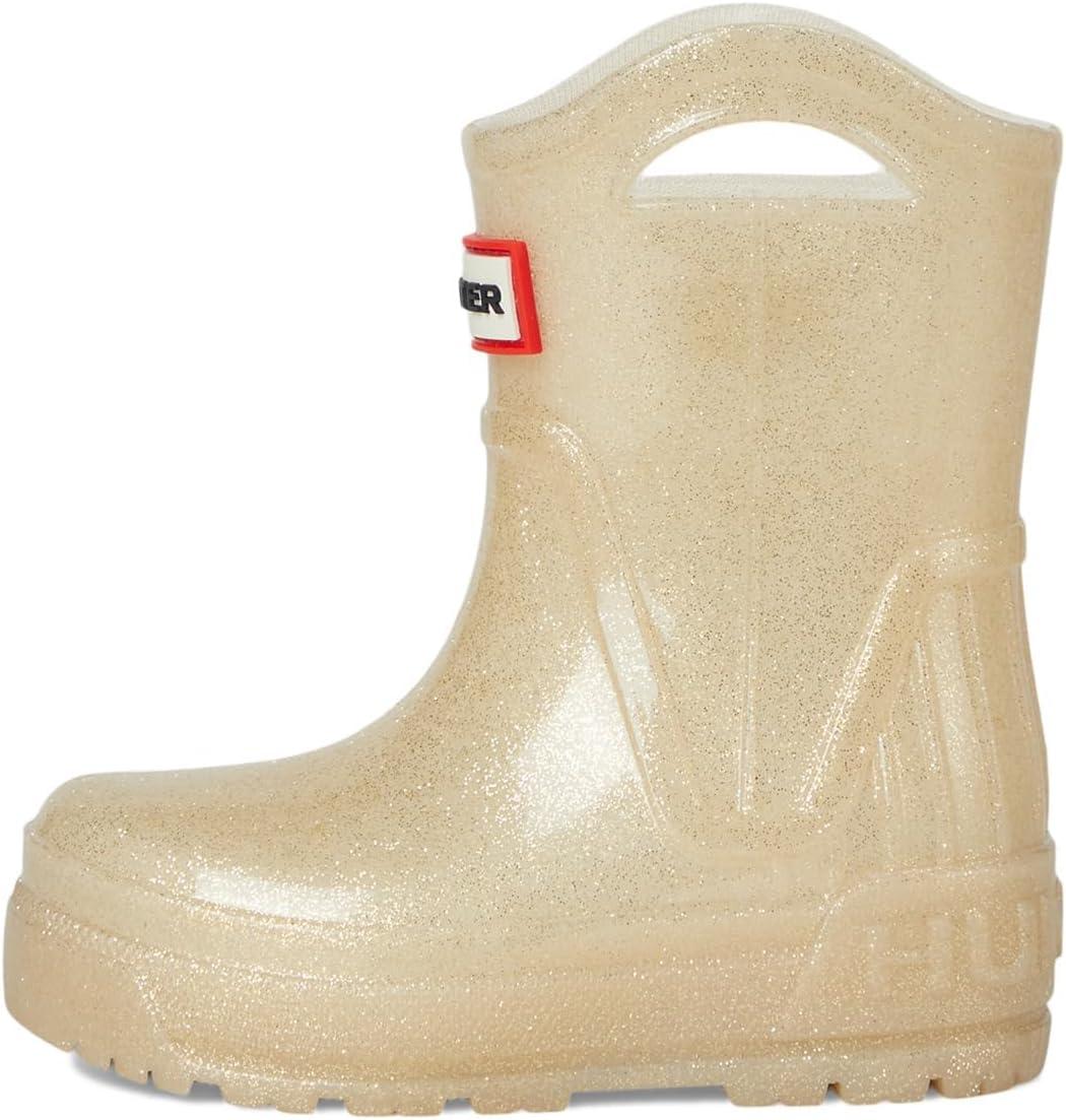 imageHunter UnisexChild Georgey ToddlerLittle Kid Rain BootGold Glitter