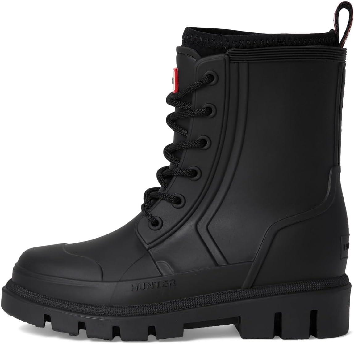 imageHunter UnisexChild Stomper Little Big Kid Rain BootBlack
