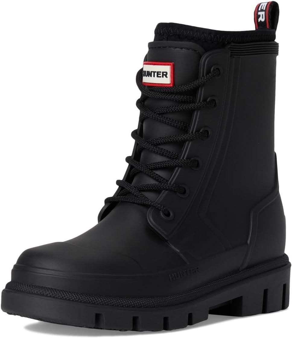 imageHunter UnisexChild Stomper Little Big Kid Rain BootBlack