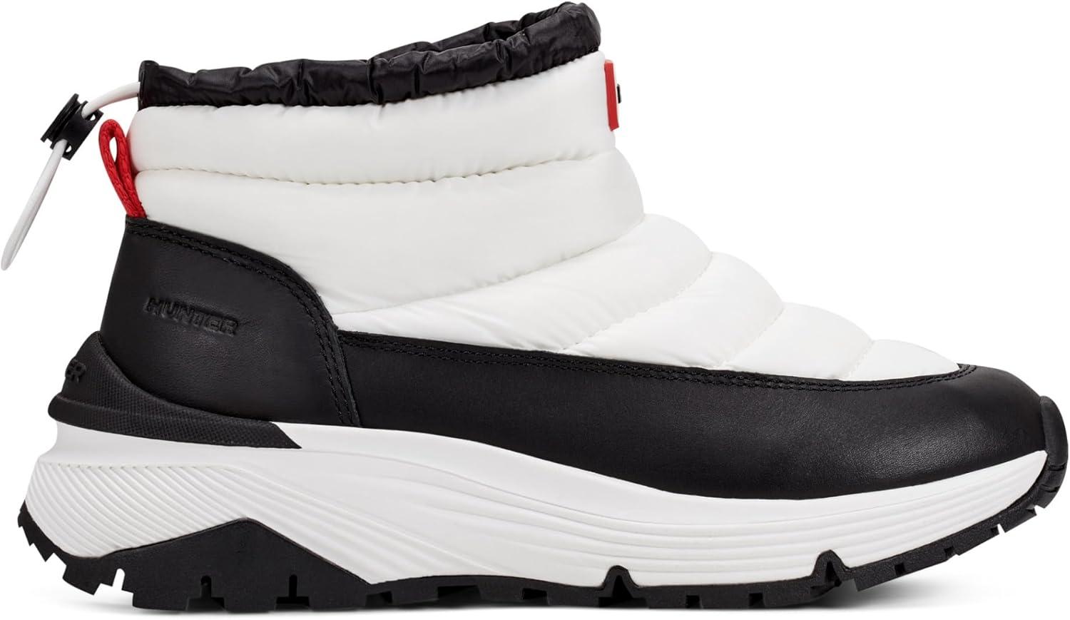 imageHunter Womens Anne Ankle BootWhiteBlack