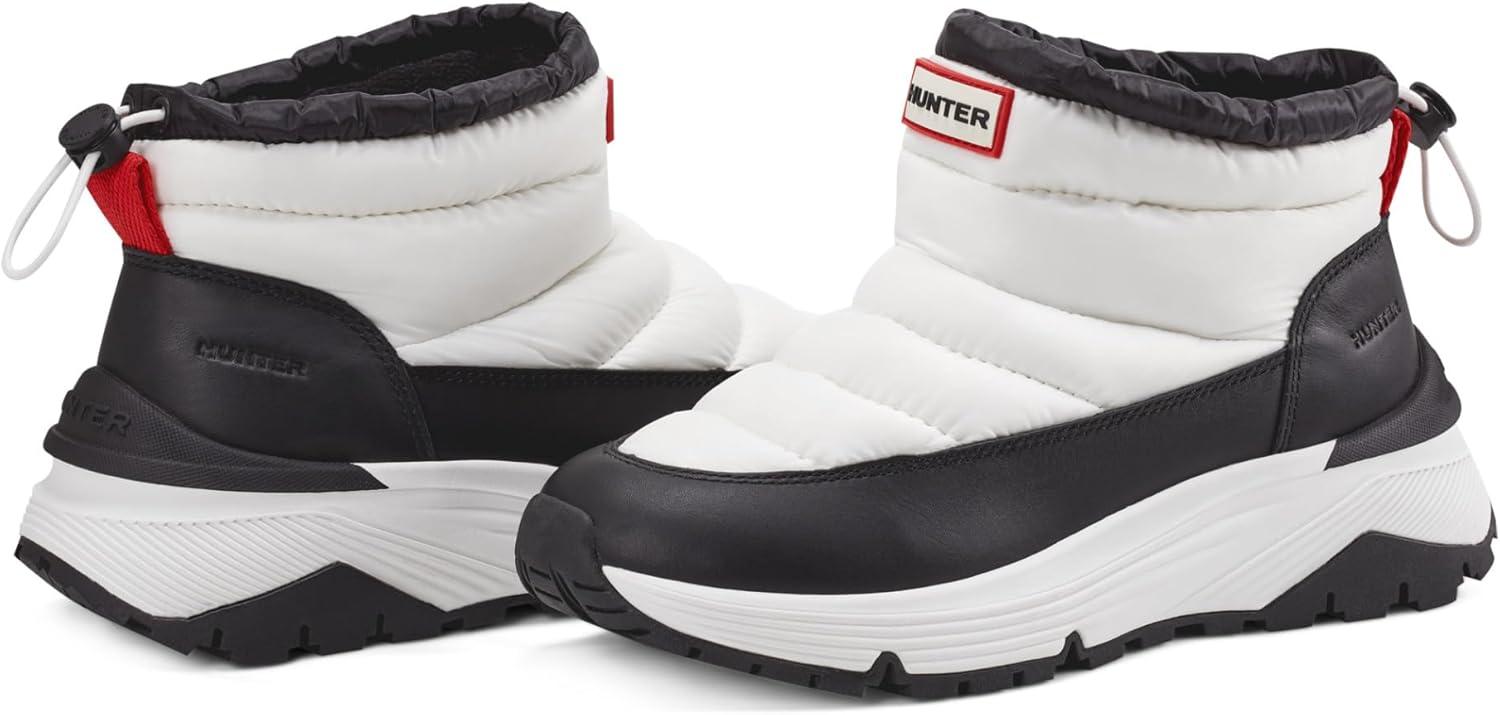 imageHunter Womens Anne Ankle BootWhiteBlack