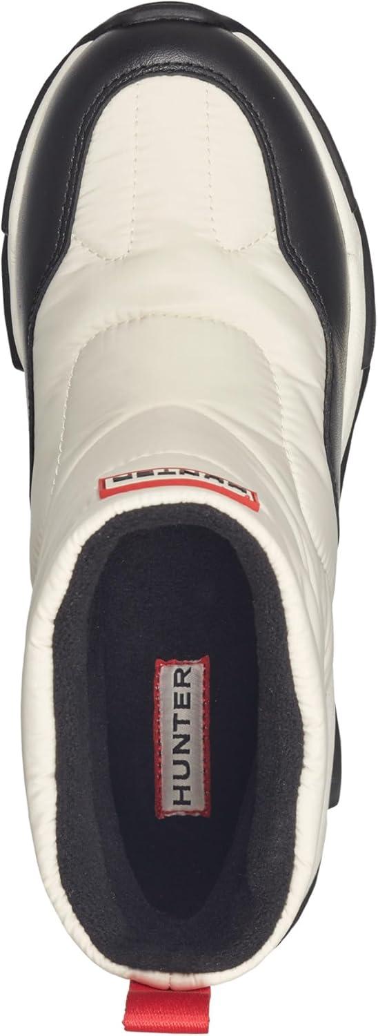 imageHunter Womens Debra Waterproof Ankle BootIvoryBlack