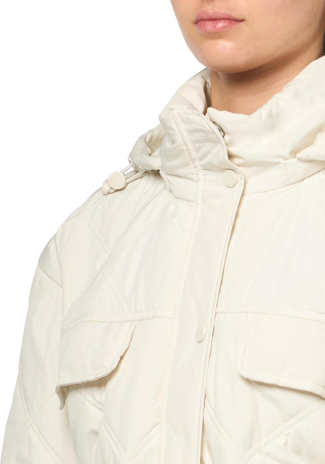 imageHunter Womens Friday Semi Cire Self Packable Quilted JacketCream