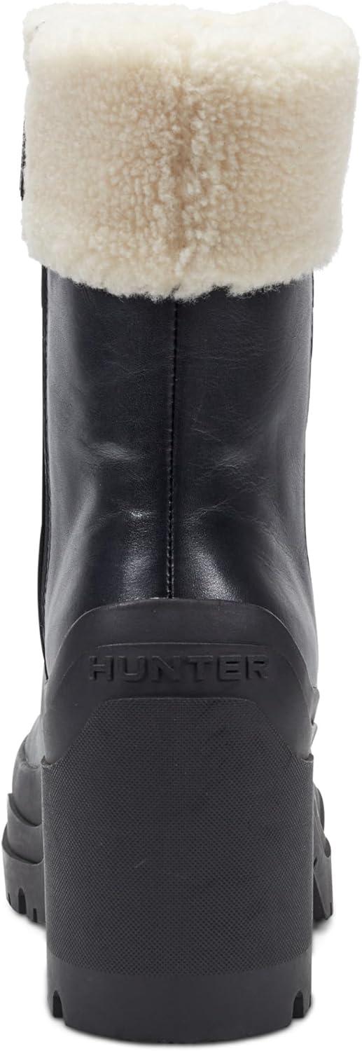 imageHunter Womens Marisol Waterproof Ankle BootBlack Leather