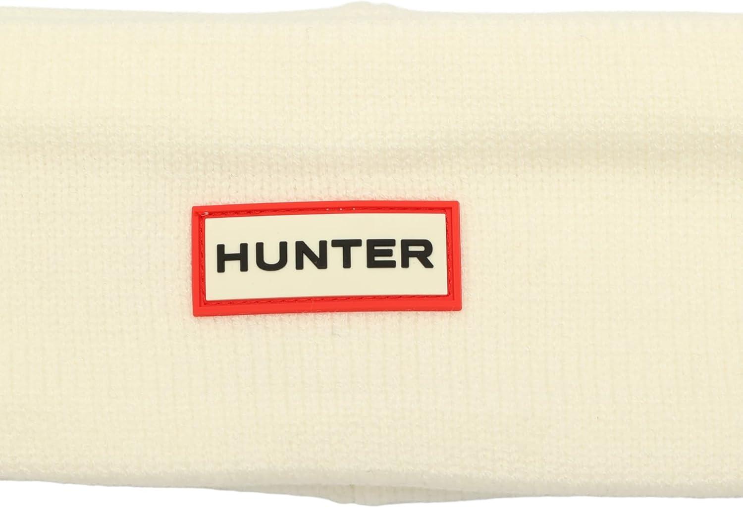 imageHunter Womens Play Essential Headband Headband with Brand Logo Comfortable ampamp Warm Accessorywhite