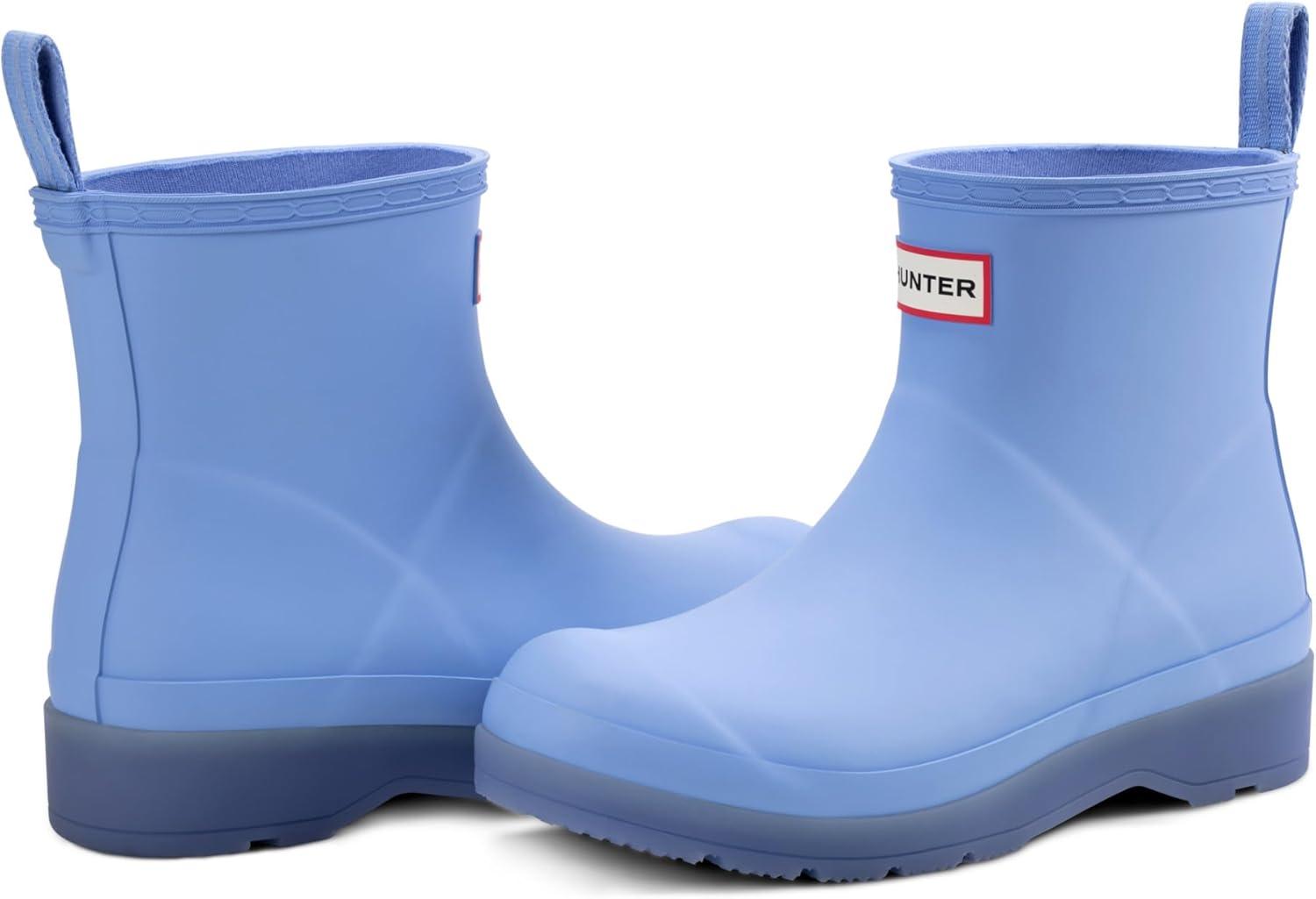 imageHunter Womens Play Short Rain BootMedium Blue