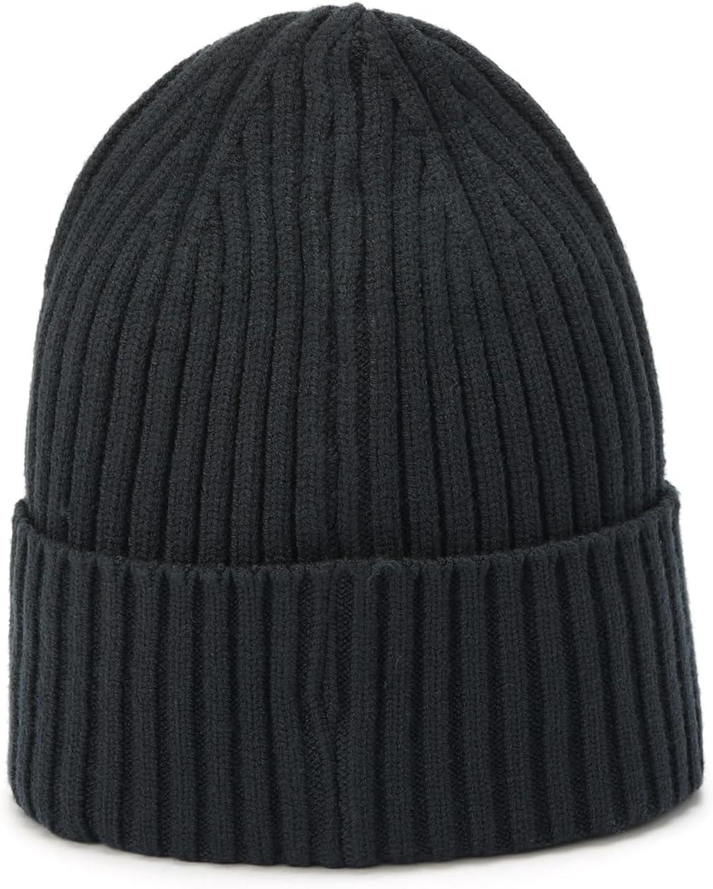 imageHunter Womens Play Tonal Logo Cuff Beanie Hat with Brand Logo Comfortable ampamp Warm AccessoryMidnight