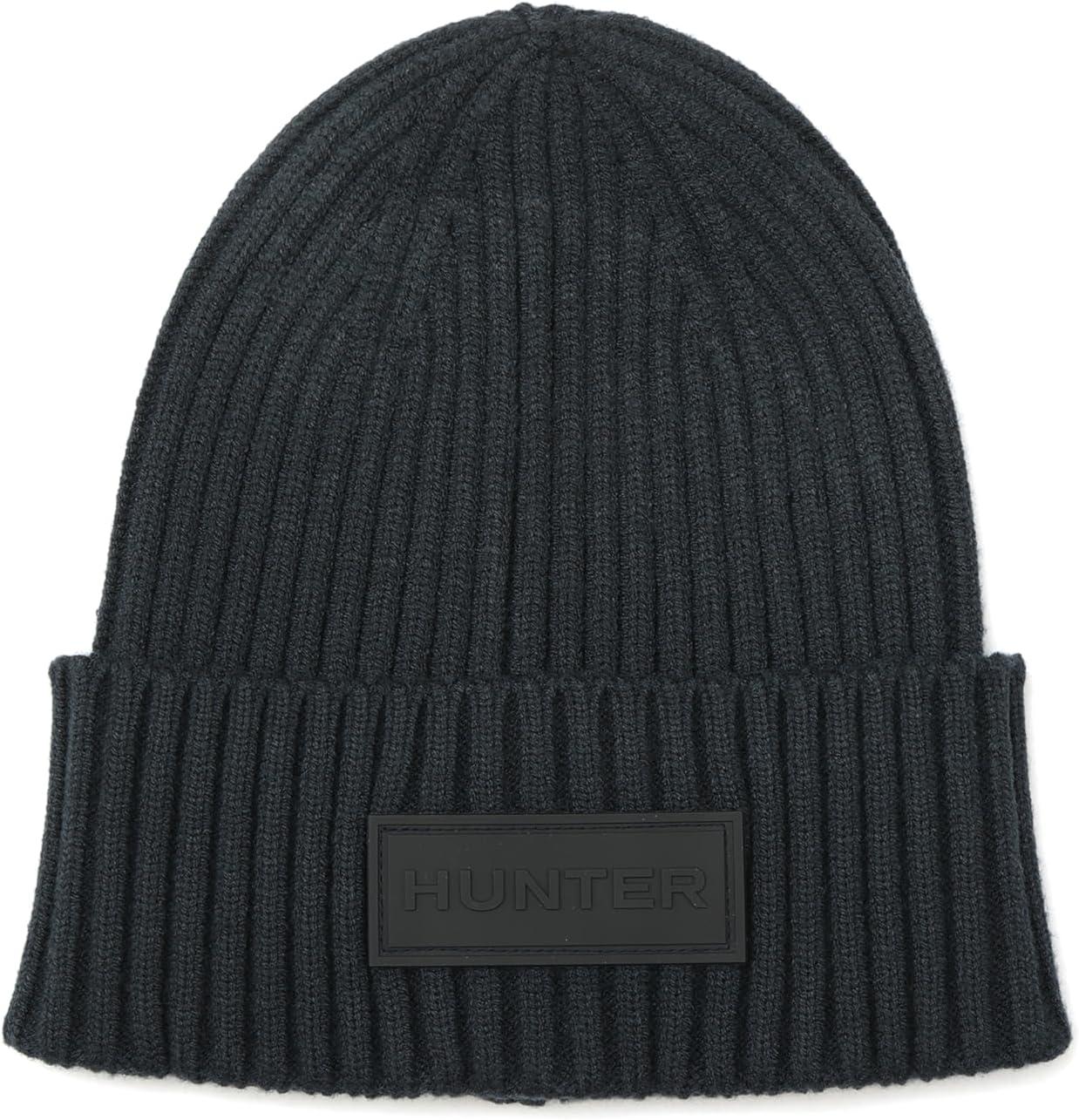imageHunter Womens Play Tonal Logo Cuff Beanie Hat with Brand Logo Comfortable ampamp Warm AccessoryMidnight