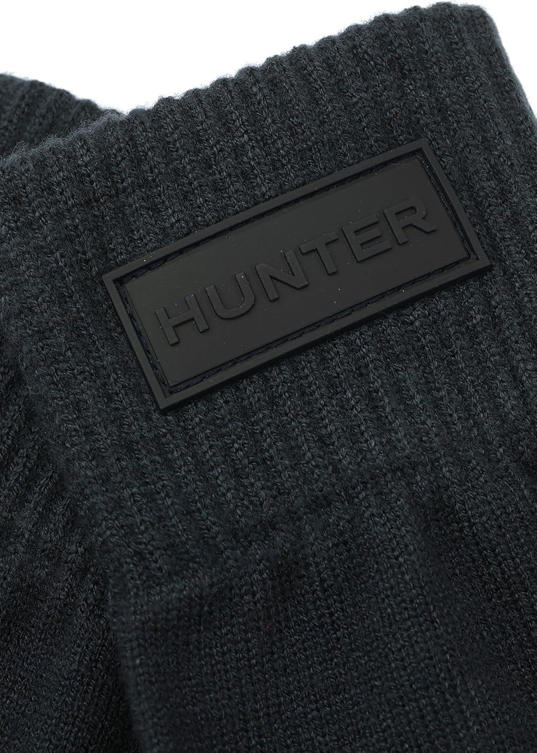 imageHunter Womens Play Tonal Logo Knit Glove Gloves with Brand Logo Comfortable ampamp Warm AccessoryMidnight