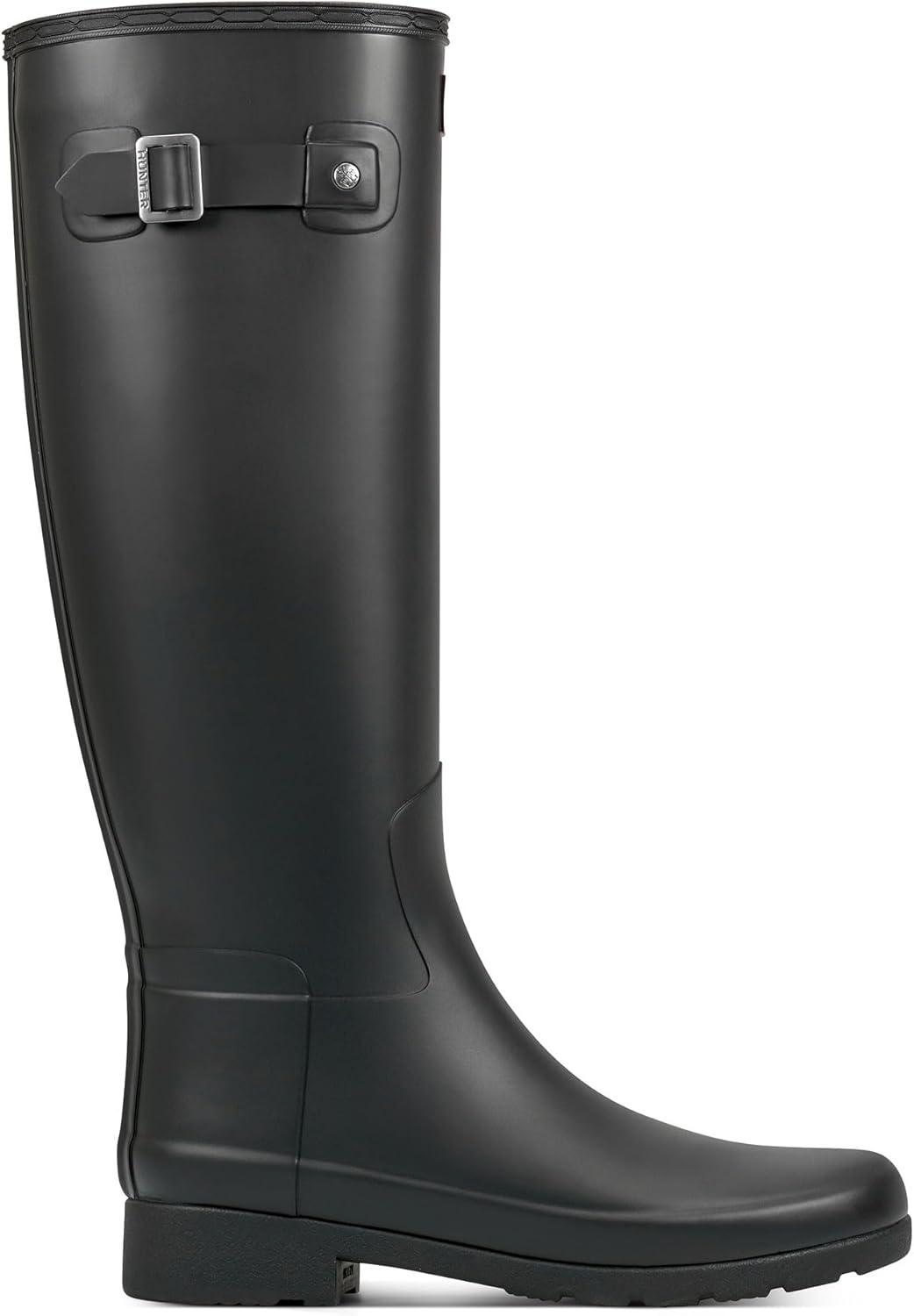 imageHunter Womens Refined Tall Rain BootBlack