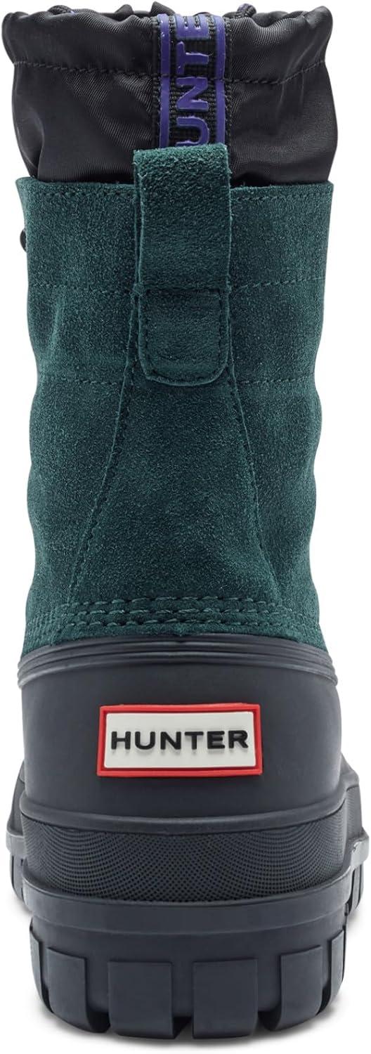 imageHunter Womens Skylar Waterproof Rain BootDark Green Suede