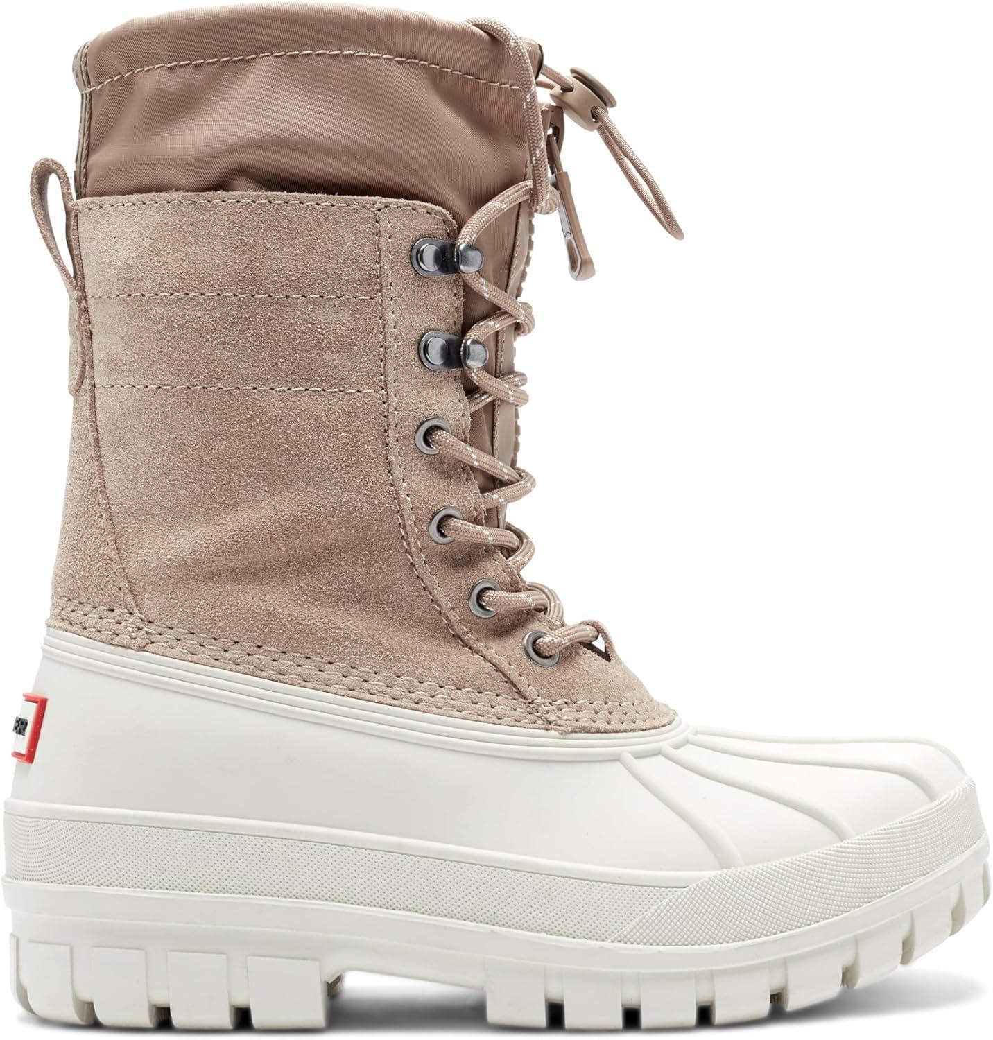 imageHunter Womens Skylar Waterproof Rain BootIvoryBeige Suede