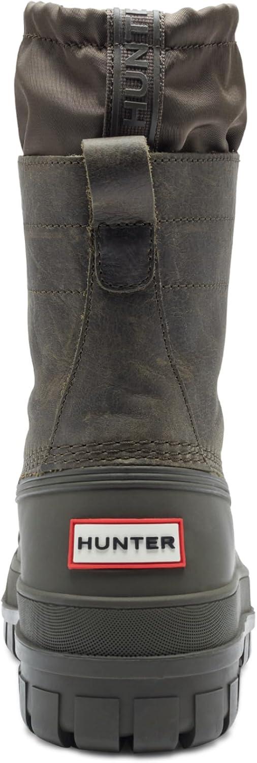 imageHunter Womens Skylar Waterproof Rain BootMedium Green Leather