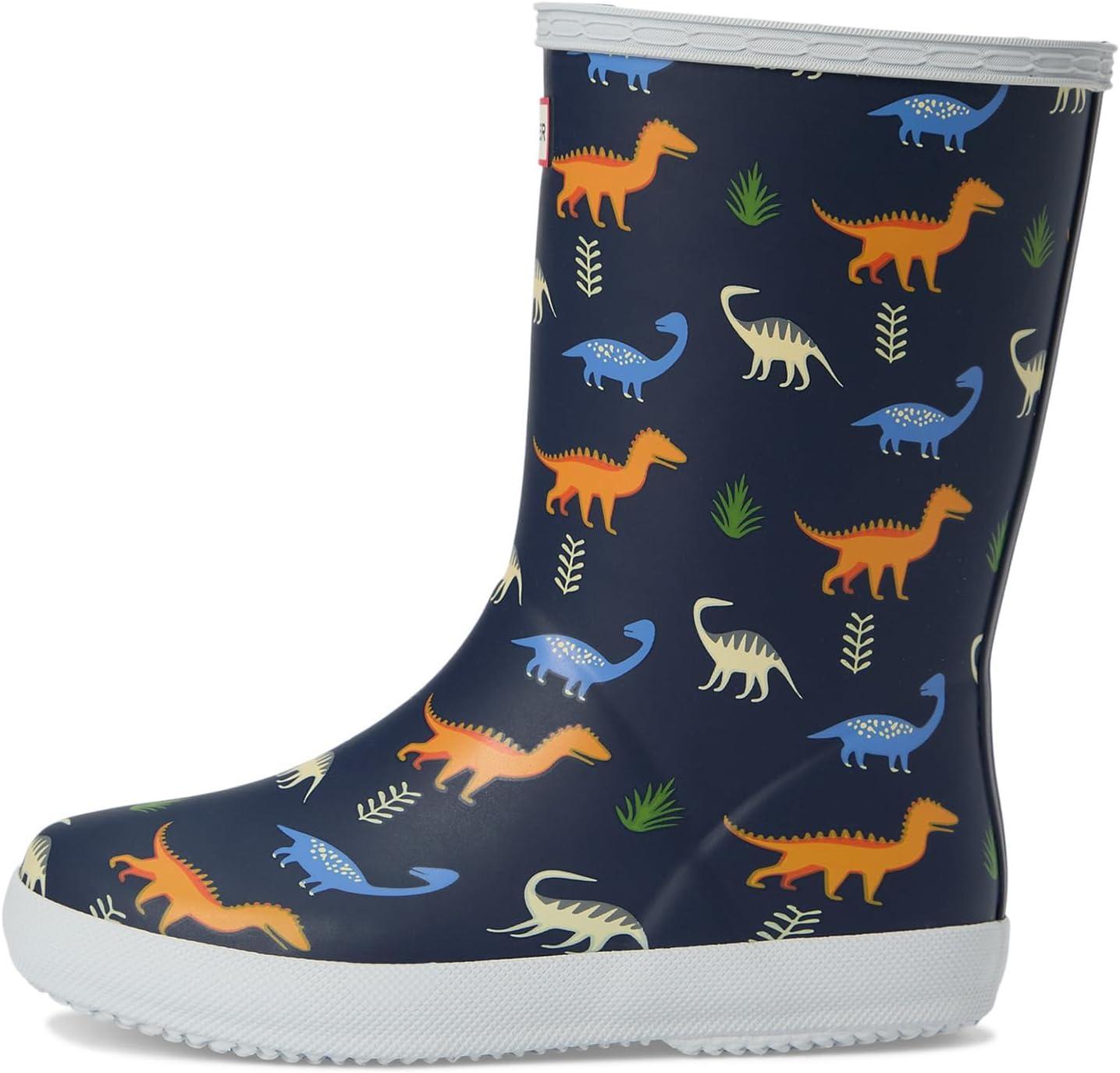 imageHunter unisexchild First Classic Boots ToddlerLittle KidDark Blue Dino Multi