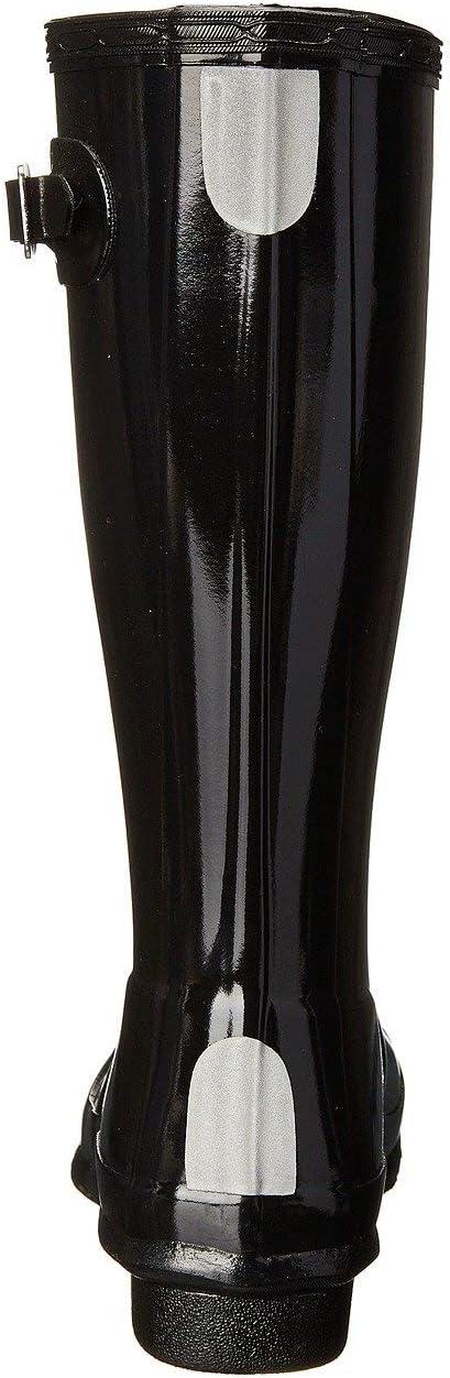 imageHunter unisexchild Original Kids Gloss Rain Boot Little KidBig KidBlack